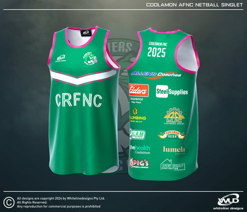 2025 Netball Training Singlet - WLD Designs